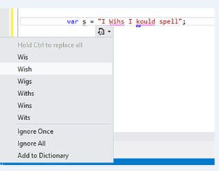 start writing in visual studio